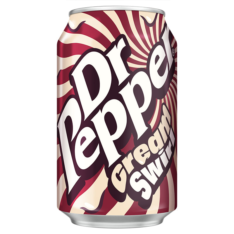 Dr Pepper Cream Swirl, 330 ml Can